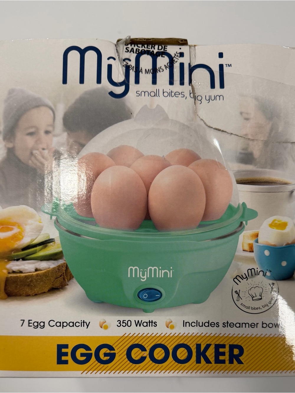 Egg Cooker in Mint Green - 7-Egg Capacity